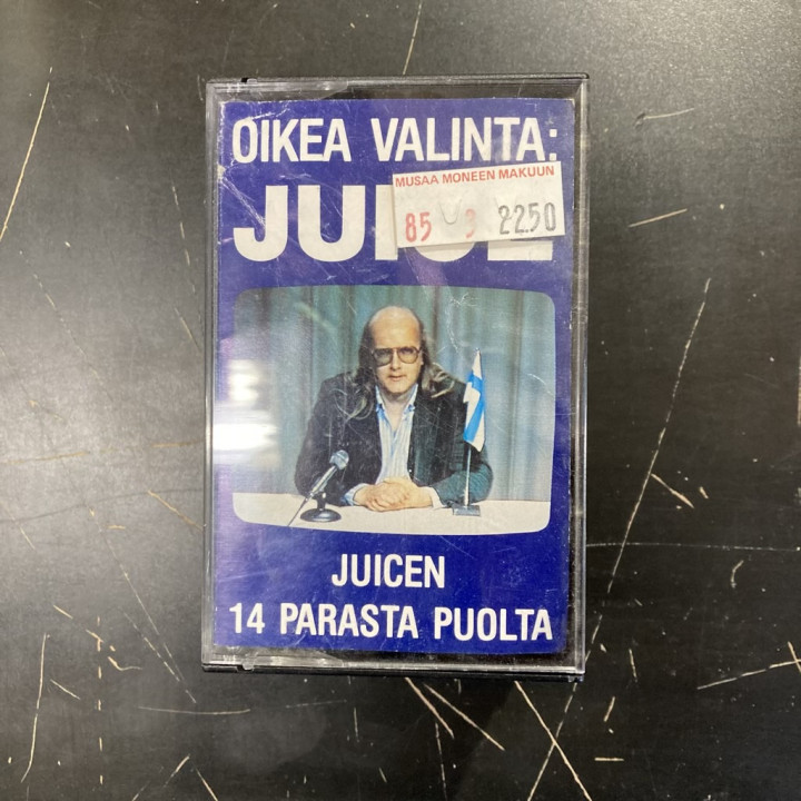 Juice Leskinen - Oikea valinta (Juices 14 parasta puolta) C-kasetti (VG+/G) -pop rock-